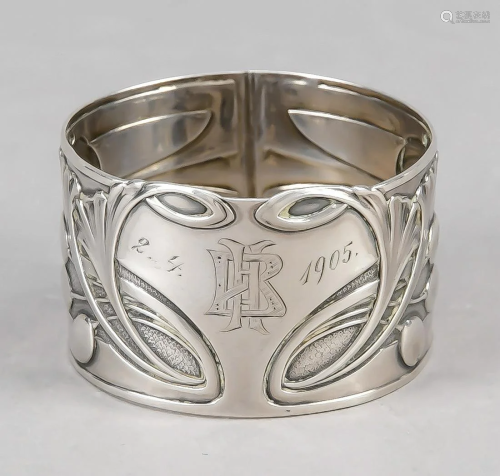 Art Nouveau napkin ring, Germa