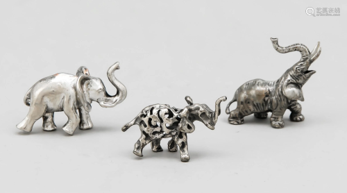 Three miniature elephants, 2nd