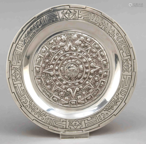 Ornamental plate, probably Mex