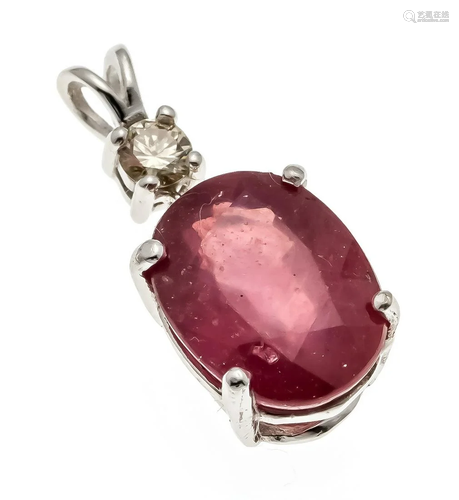 Ruby diamond pendant WG 585/00