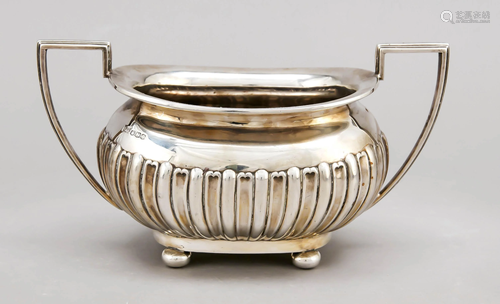 Oval sugar bowl, England, 1934