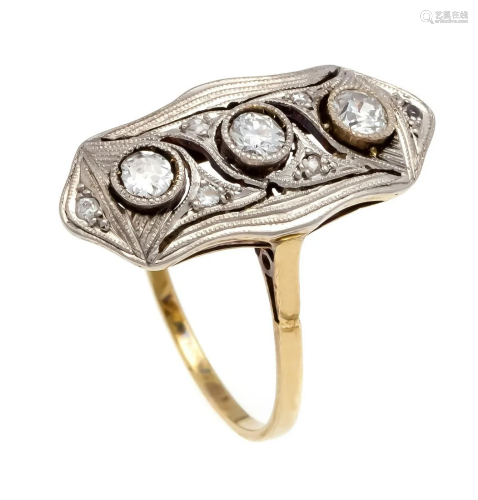 Art Deco old cut diamond ring