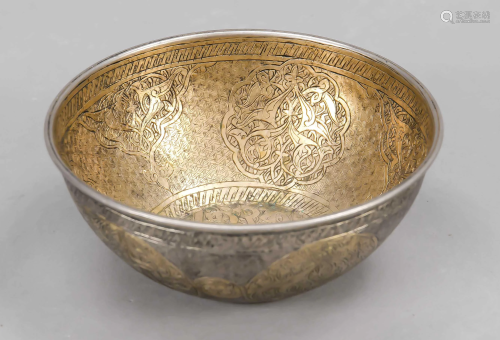 Round bowl, Persia, 20th centu