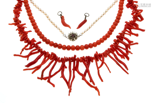 Coral-Akoya-Convolut, 3-pieces