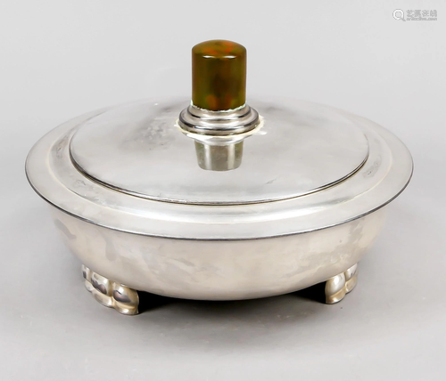 Round Art Deco lidded bowl, Ge