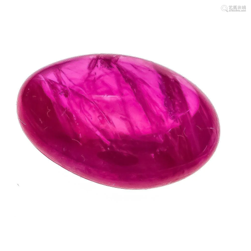 Ruby cabochon 4.10 ct, oval, p