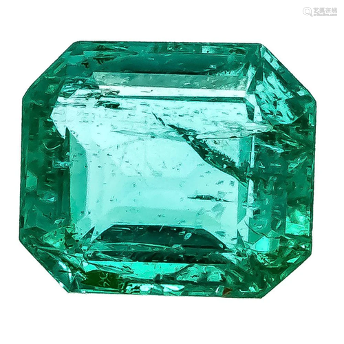 Emerald 1.72 ct, faceted in em