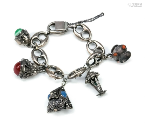 Charivari bracelet silver 800/