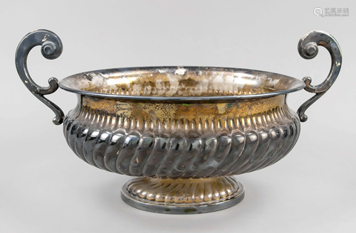 Large oval bowl, 20th century,