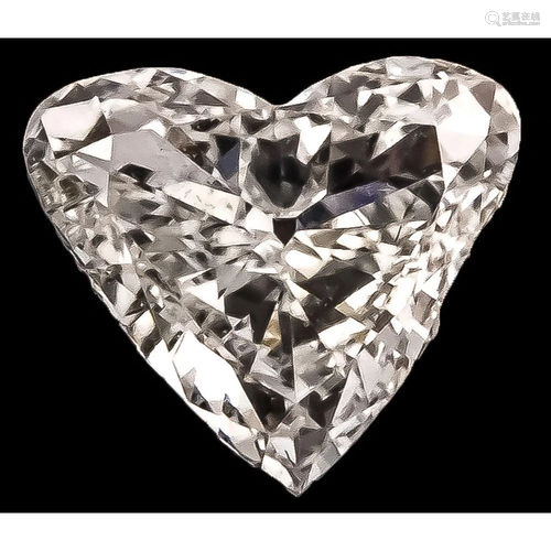 Diamond heart 0.39 ct, heart c