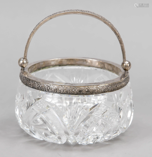 Bowl with silver mount, probab