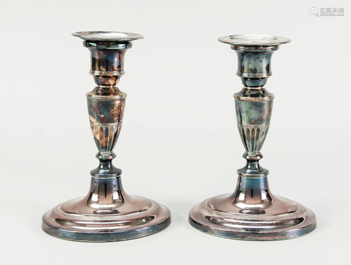 Pair of candlesticks, 1st half