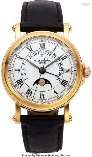 54078: Patek Philippe, Fine Pink Gold Wristwatch With P