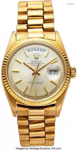 54048: Rolex, 18k Gold Oyster Perpetual Day-Date, Ref.