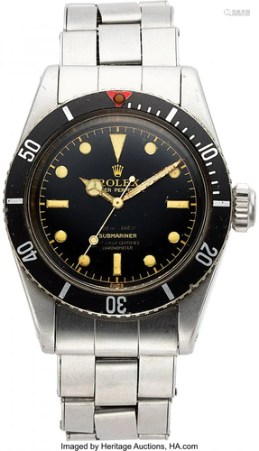 54095: Rolex, Extremely Rare And Important Submariner 