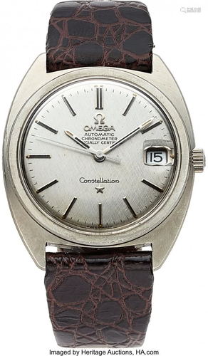 54108: Omega, Ref. 166.017 Steel Constellation With Bra