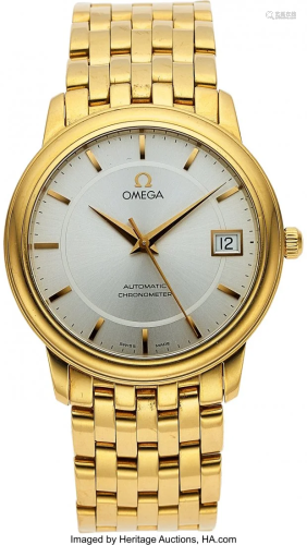 54029: Omega, 18k Gold Automatic Chronometer, Ref. 168.