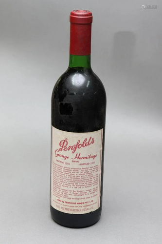 Bottle of Penfolds Grange Hermitage, Vintage 1984