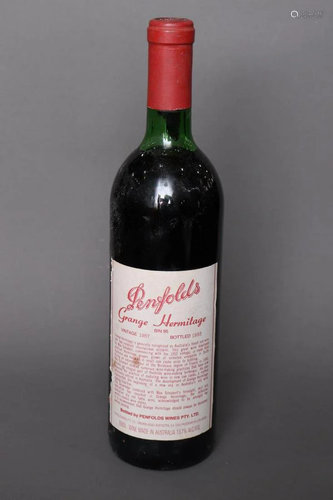 Bottle of Penfolds Grange Hermitage, Vintage 1987