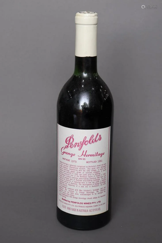 Bottle of Penfolds Grange Hermitage, Vintage 1979