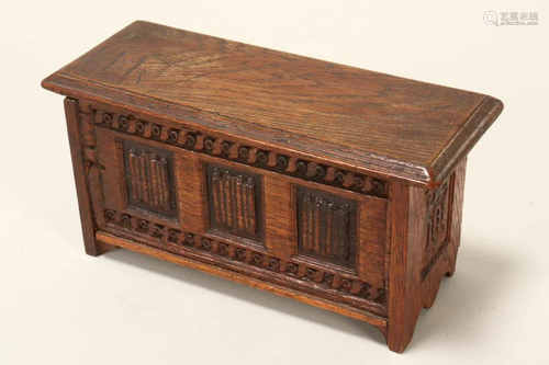 Charming Apprentice Oak Coffer,