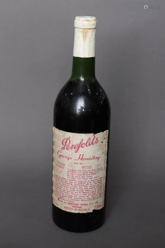 Bottle of Penfolds Grange Hermitage, Vintage 1971