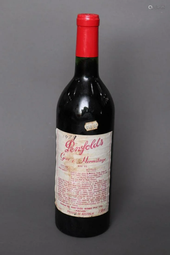 Bottle of Penfolds Grange Hermitage, Vintage 1971