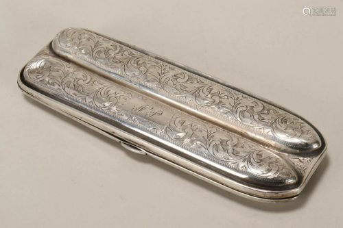 950 Silver Cigar Case,
