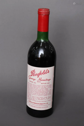 Bottle of Penfolds Grange Hermitage, Vintage 1981