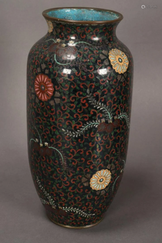 Large Japanese Cloisonn? Vase,
