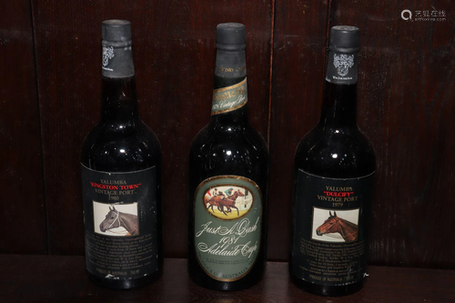 Three Bottles of Vintage Australian Port,