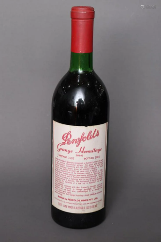 Bottle of Penfolds Grange Hermitage, Vintage 1982