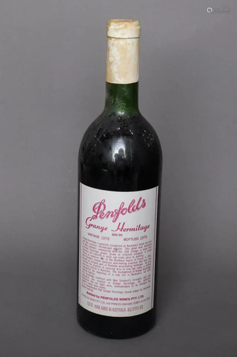 Bottle of Penfolds Grange Hermitage, Vintage 1978