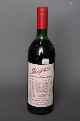 Bottle of Penfolds Grange Hermitage, Vintage 1982