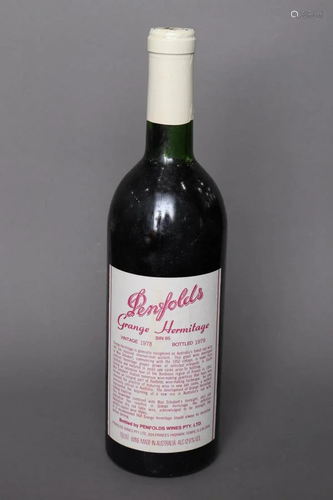 Bottle of Penfolds Grange Hermitage, Vintage 1978