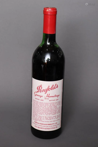 Bottle of Penfolds Grange Hermitage, Vintage 1983