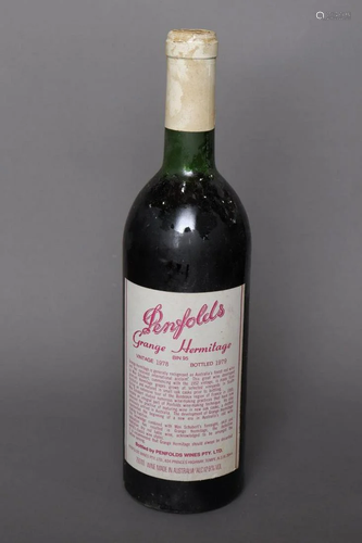 Bottle of Penfolds Grange Hermitage, Vintage 1978