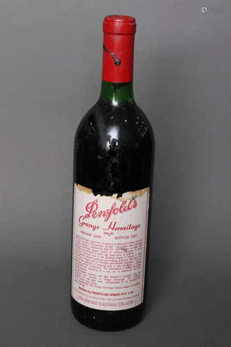 Bottle of Penfolds Grange Hermitage, Vintage 1985