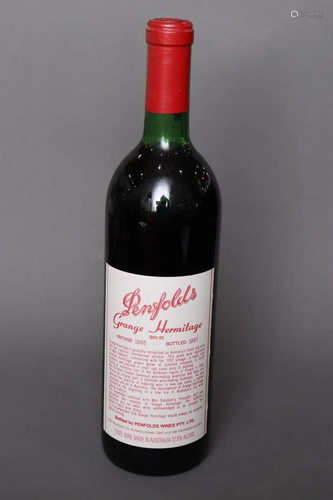 Bottle of Penfolds Grange Hermitage, Vintage 1985