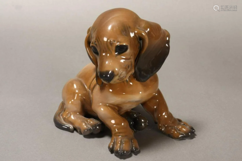 Rosenthal Porcelain Figure of a Puppy,