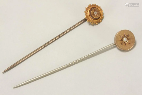 Two Victorian Stick Pins,