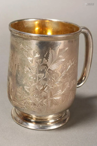 George V Sterling Silver Tankard and Case,