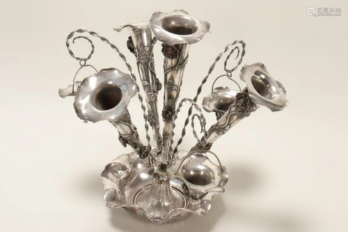 Impressive Chinese Silver Epergne,