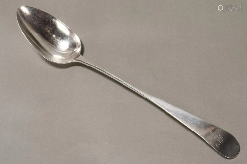 George III Scottish Sterling Silver Basting Spoon