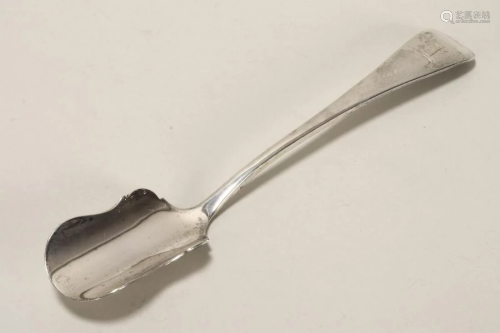 George V Sterling Silver Cheese Scoop,