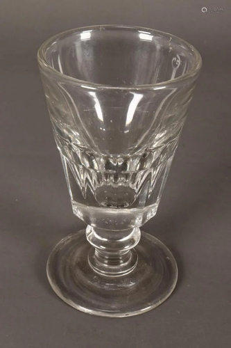 Victorian Deceptive Toastmasters Glass, c.1840,