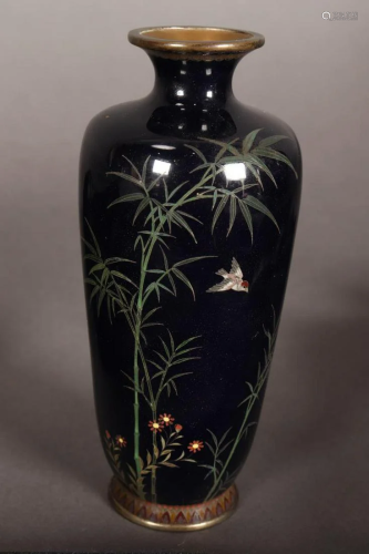 Fine Japanese Cloisonn? Enamel Vase,