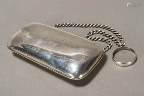Victorian Sterling Silver Chatelaine Purse,