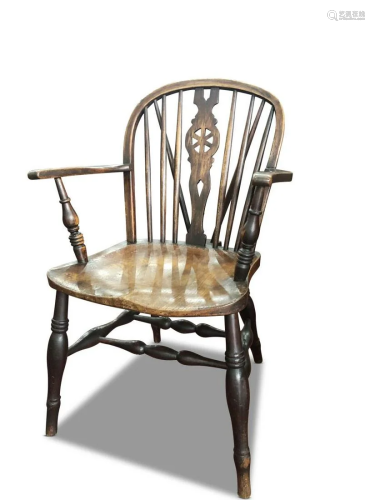 19th Century Elm Windsor Chair,