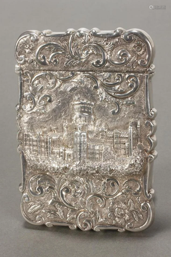 Impressive Victorian Sterling Silver Card Case,